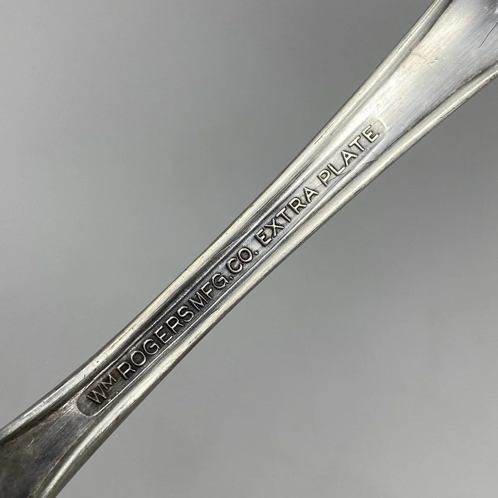 Silver Plated 1959 Rogers Grand Elegance Southern Manor Cold Meat Serving Fork